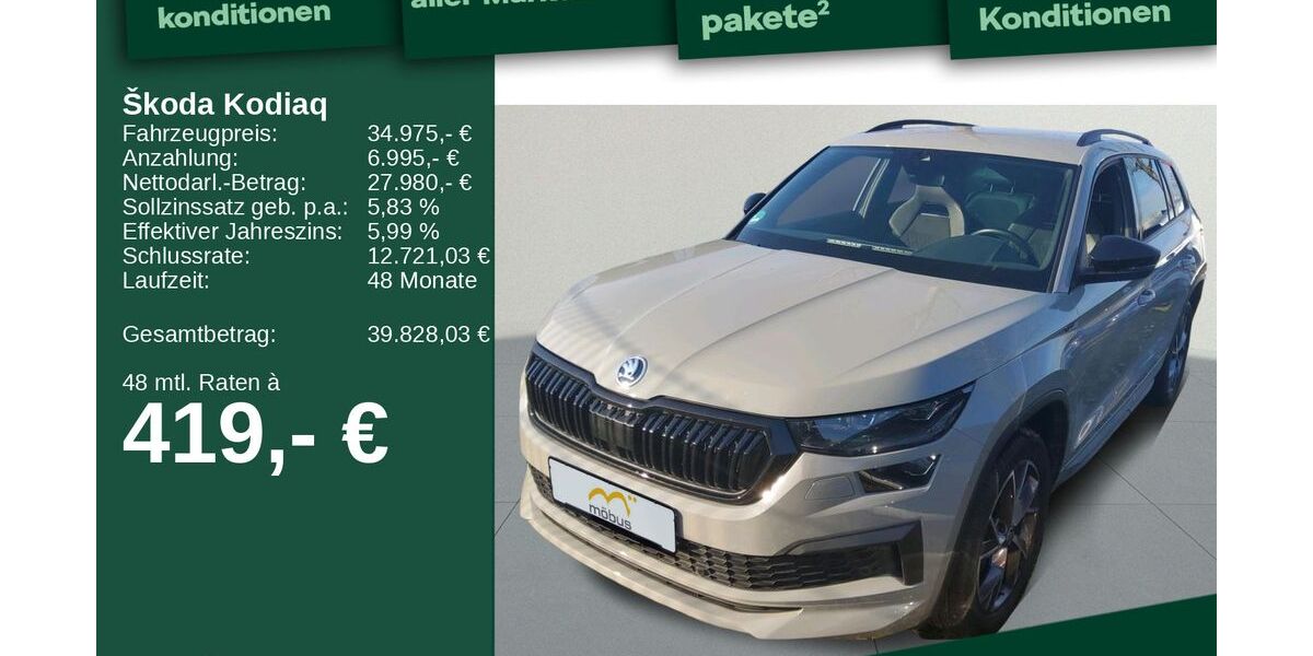 Skoda Kodiaq 47.612 km 34.975 &euro; Berlin 13088