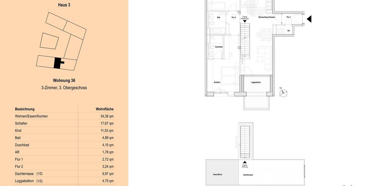 Etagenwohnung Landsberg am Lech Landsberg - 3 Zimmer, 100 m&sup2;, 959.900&euro; | Angebot:25834844