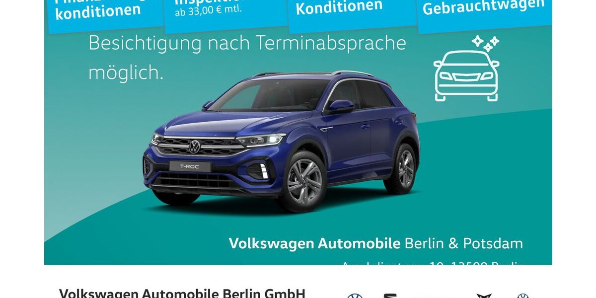 VW T-Roc 19.190 km 34.850 &euro; Berlin 13599