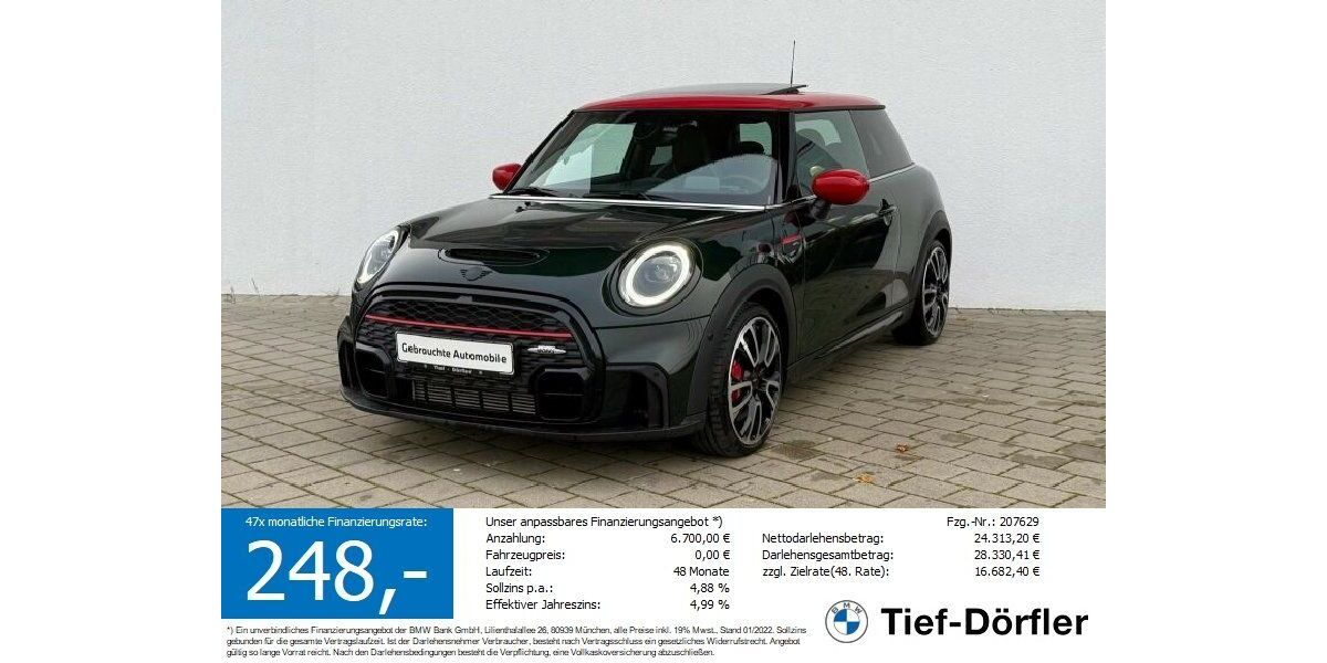 Mini John Cooper Works 47.910 km 27.890 € Marktsteft 97342