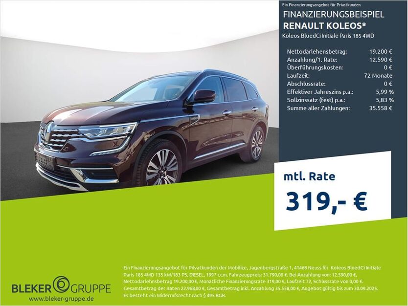 Renault Koleos 34.589 km 30.380 € Borken 46325