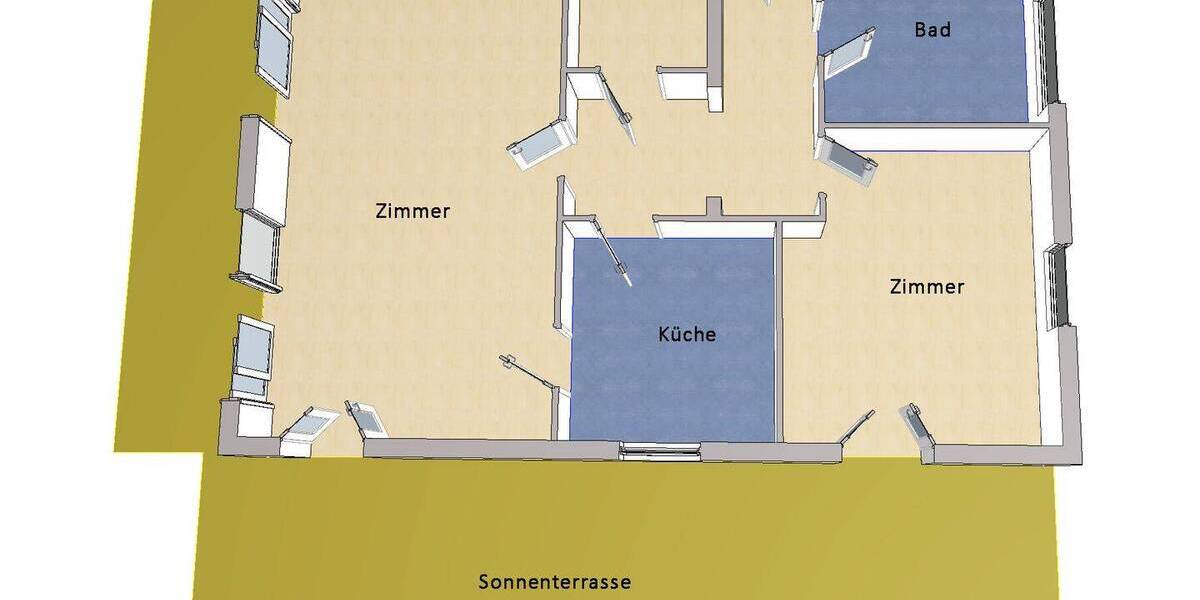 Etagenwohnung Fahrland Neu Fahrland - 2 Zimmer, 95 m&sup2;, 340.000&euro; | Angebot:26694301