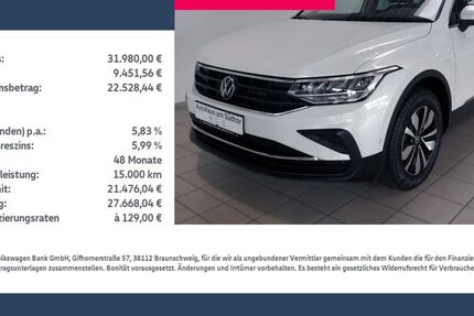 VW Tiguan 24.000 km 31.980 &euro; Rietberg 33397