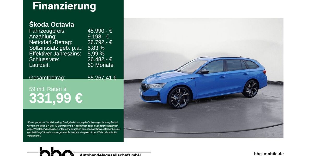 Skoda Octavia 1.977 km 45.990 &euro; Ettlingen 76275