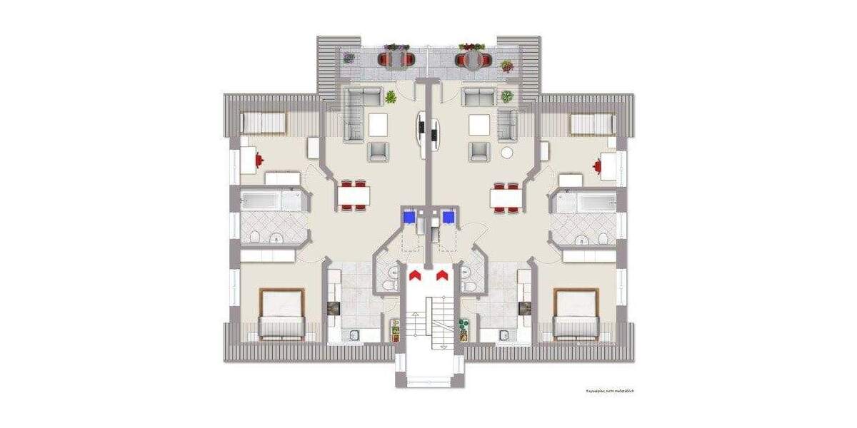 Dachgeschosswohnung mit eigenem Balkon und Spitzboden in Altenkleusheim 4 zimmer