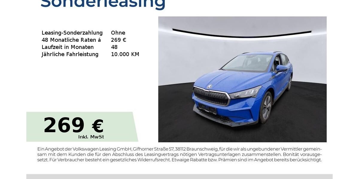Skoda Enyaq 22.490 km 23.940 &euro; Magdeburg 39118