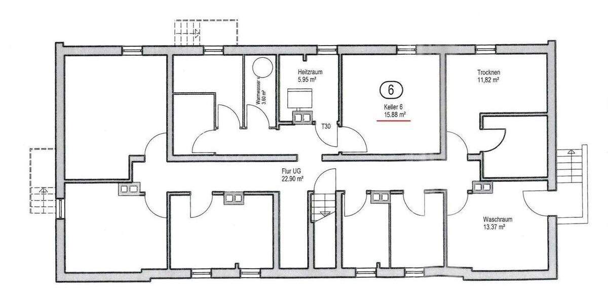 Etagenwohnung Pocking - 4 Zimmer, 65 m&sup2;, 119.000&euro; | Angebot:25698491