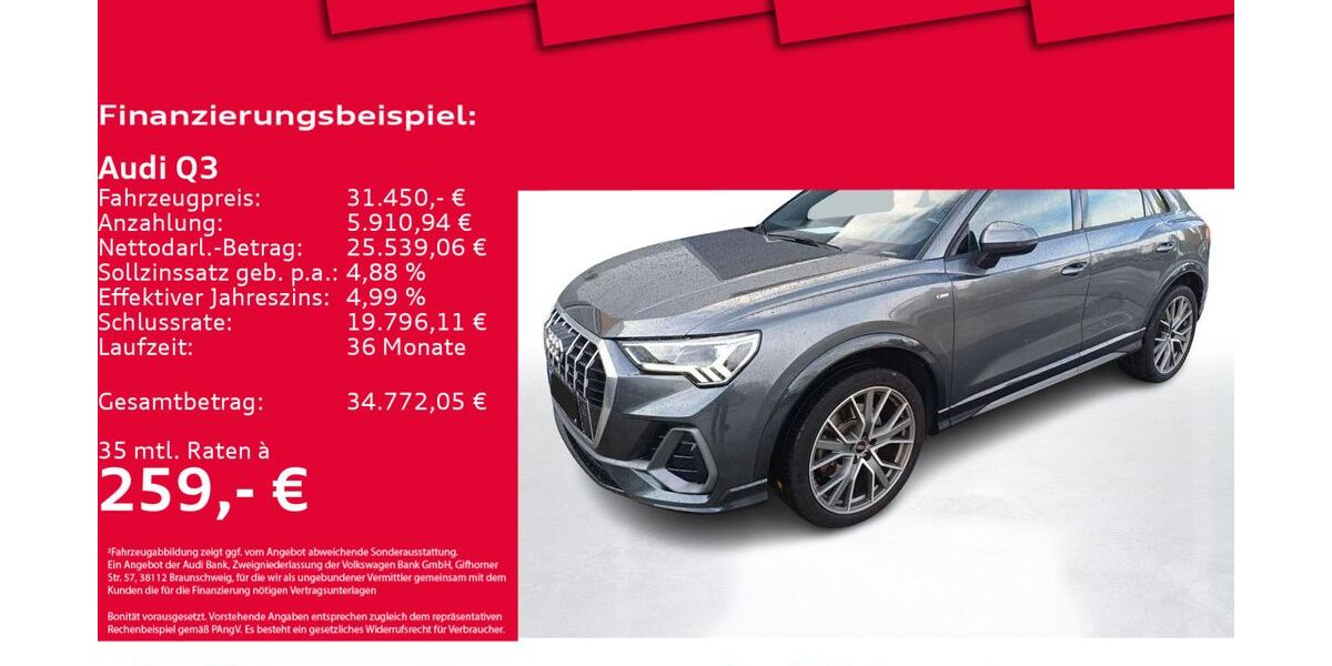 Audi Q3 52.631 km 31.450 &euro; Hannover 30179