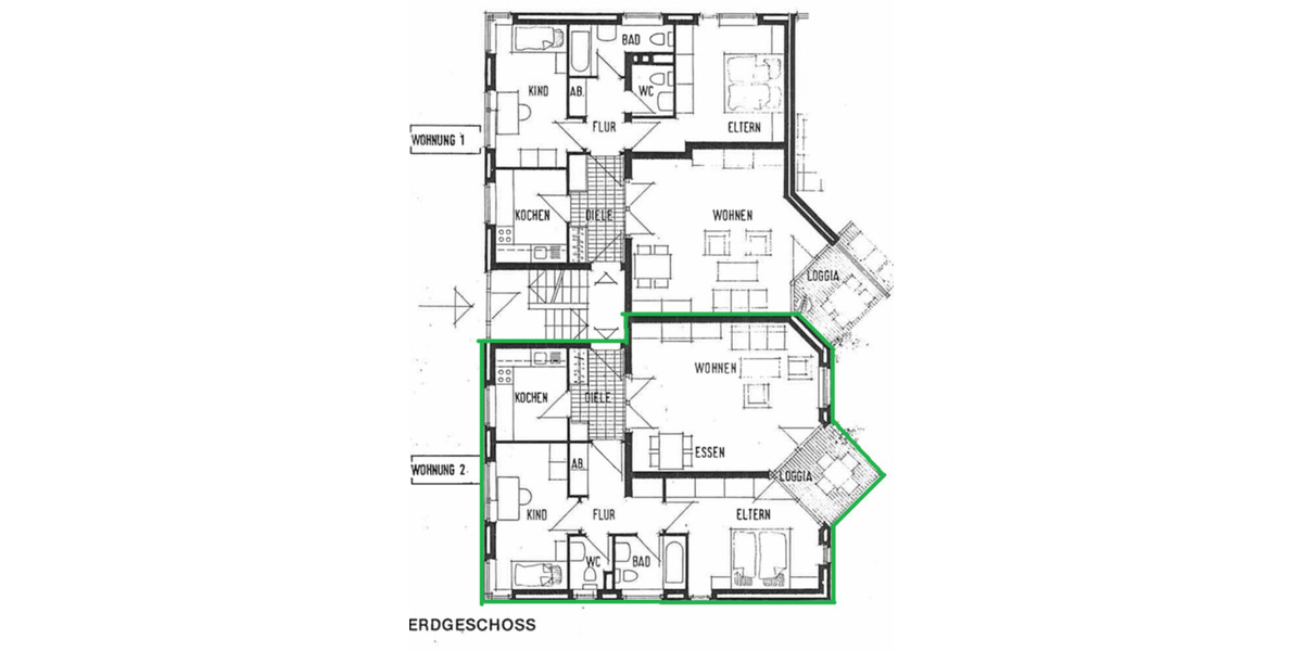 Hochparterre Bückeburg - 3 Zimmer, 84 m&sup2;, 720&euro; | Angebot:25338965