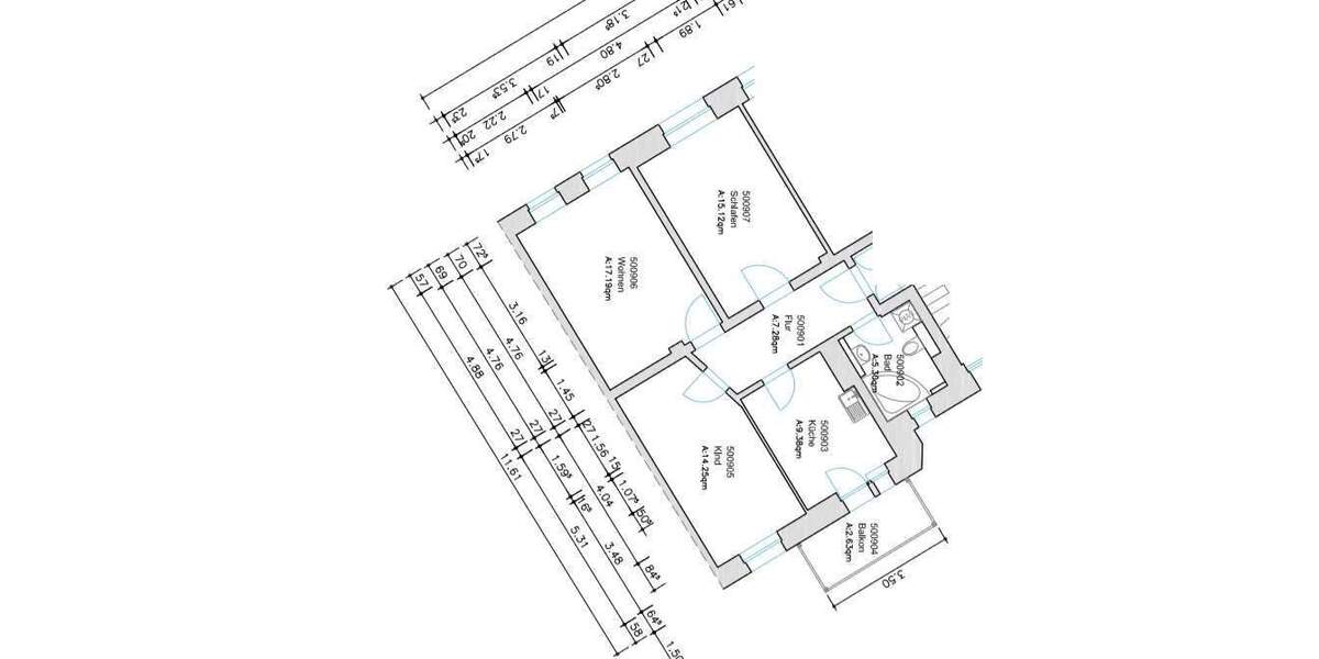 Zimmer Chemnitz Zentrum - 3 Zimmer, 69 m&sup2;, 399&euro; | Angebot:26043630