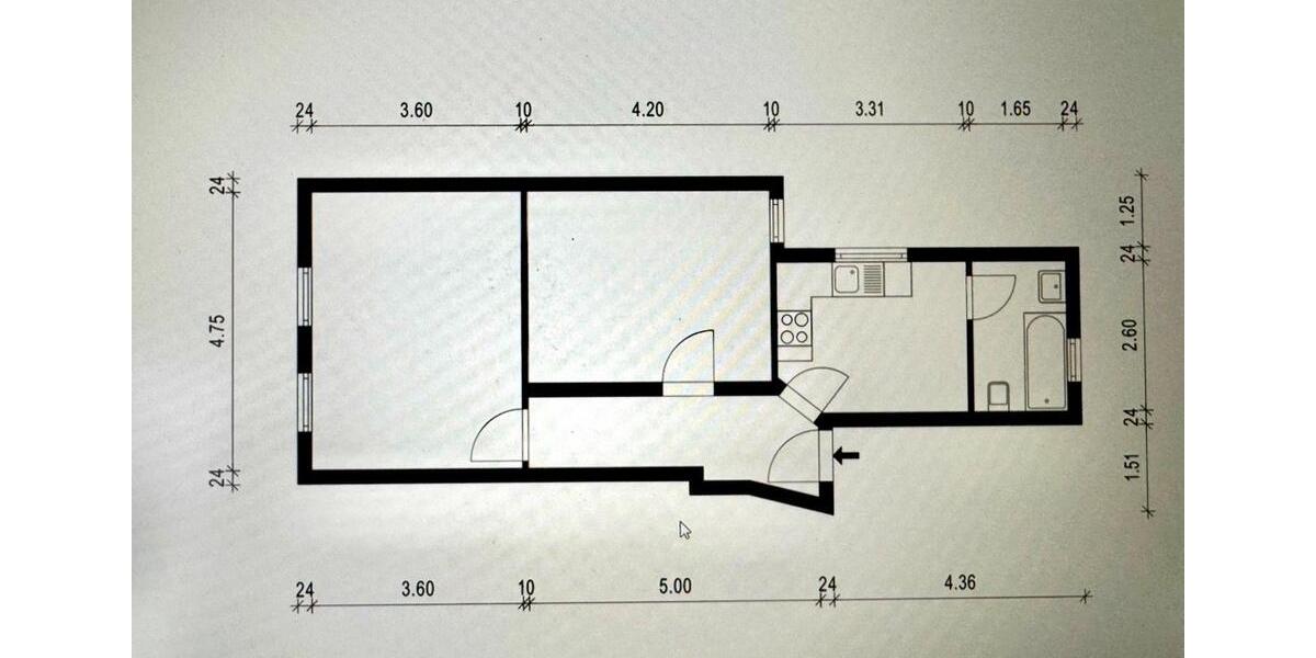Etagenwohnung Braunschweig Östliches Ringgebiet - 2 Zimmer, 55 m&sup2;, 900&euro; | Angebot:26449265