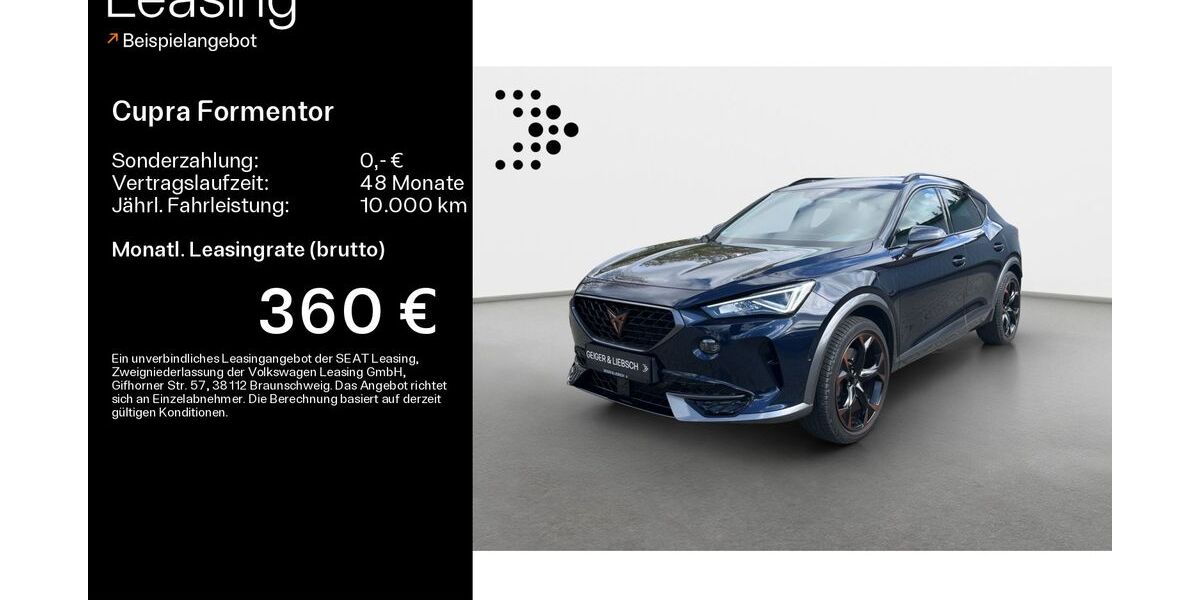 Cupra Formentor 25.100 km 26.449 &euro; Linsengericht 63589