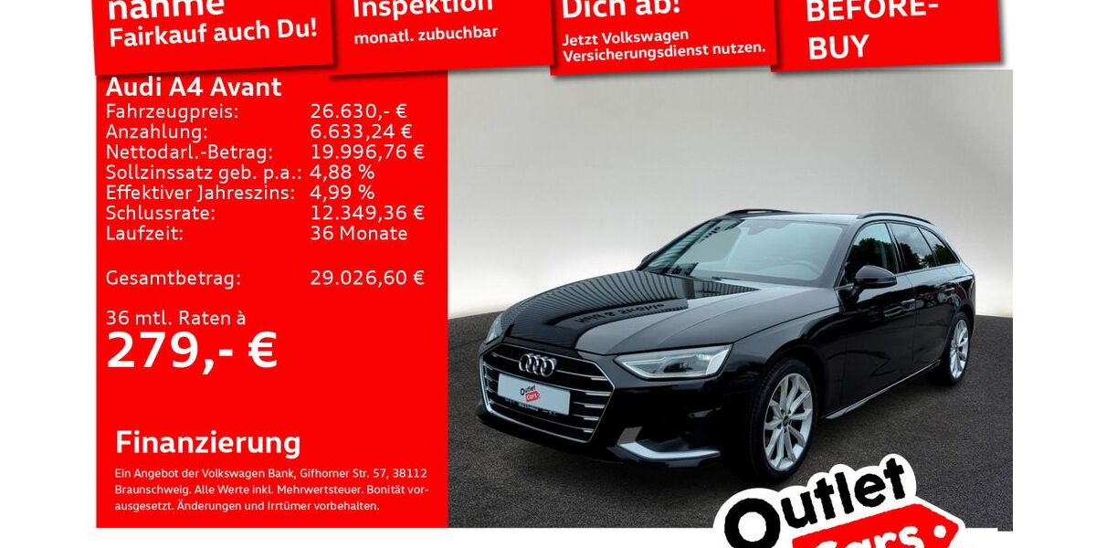 Audi A4 82.549 km 26.630 &euro; Senden 89250