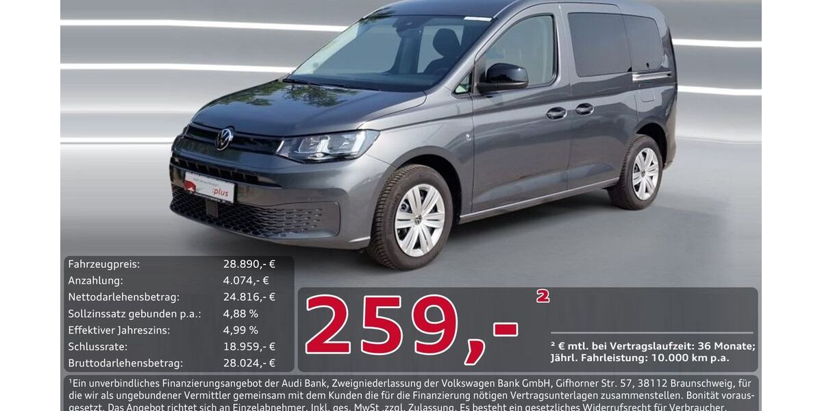 VW Caddy 16.900 km 27.490 &euro; Ingolstadt 85057