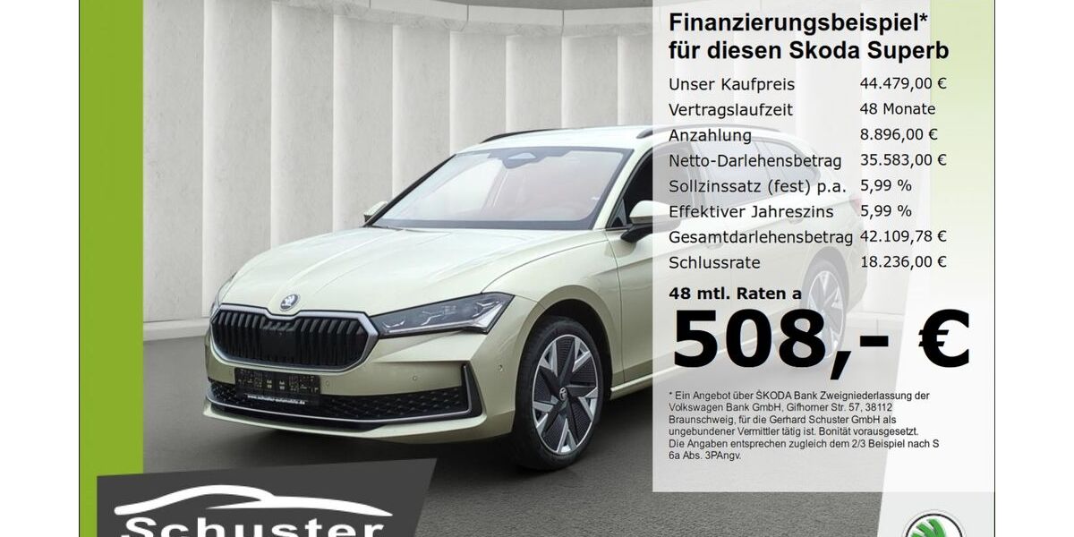 Skoda Superb 6.047 km 44.479 &euro; Ruhstorf 94099