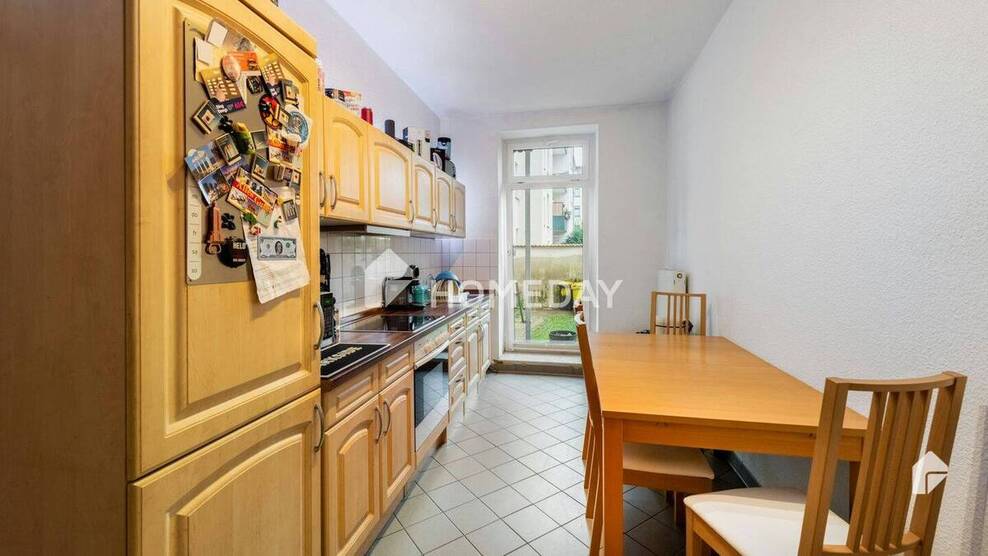 Attraktive 47 m²-Wohnung mit Terrasse in saniertem Jugendstilhaus in Stötteritz 1 zimmer