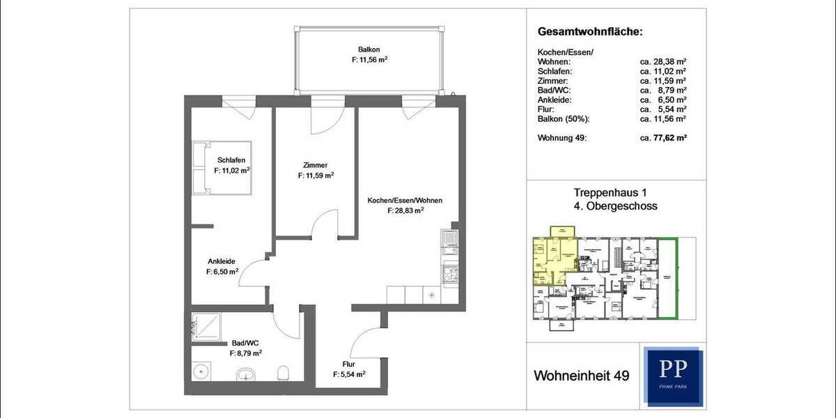 Etagenwohnung Aschaffenburg Innenstadt - 3 Zimmer, 78 m&sup2;, 1.170&euro; | Angebot:26909955