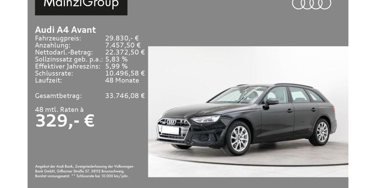 Audi A4 60.360 km 29.830 &euro; Feldkirchen/Westerham 83620