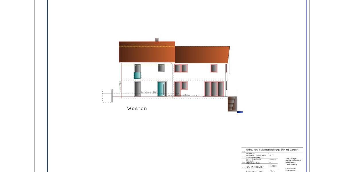 Einfamilienhaus Baden-Baden Lichtental - 5 Zimmer, 150 m&sup2;, 240.000&euro; | Angebot:26710155