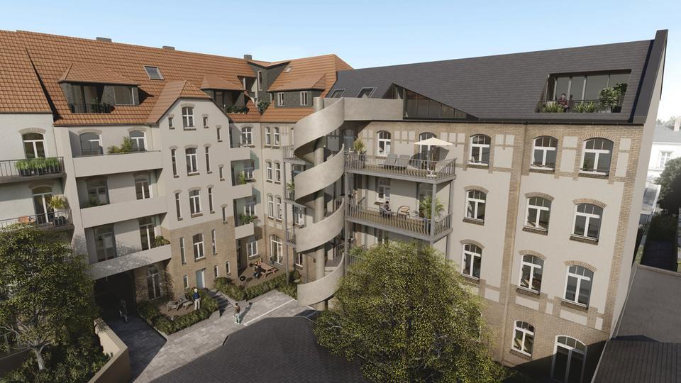Erstbezug nach Sanierung! Terrassenwohnung im denkmalgeschützten Altbau in Düsseldorf Unterbilk...