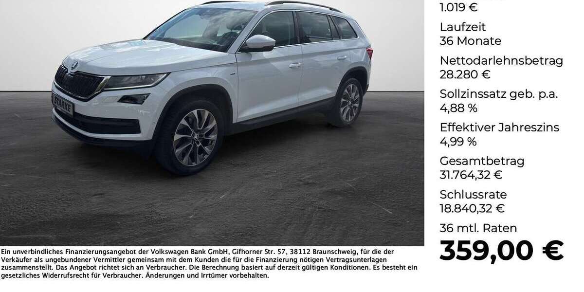 Skoda Kodiaq 80.061 km 29.299 &euro; Osnabrück 49078