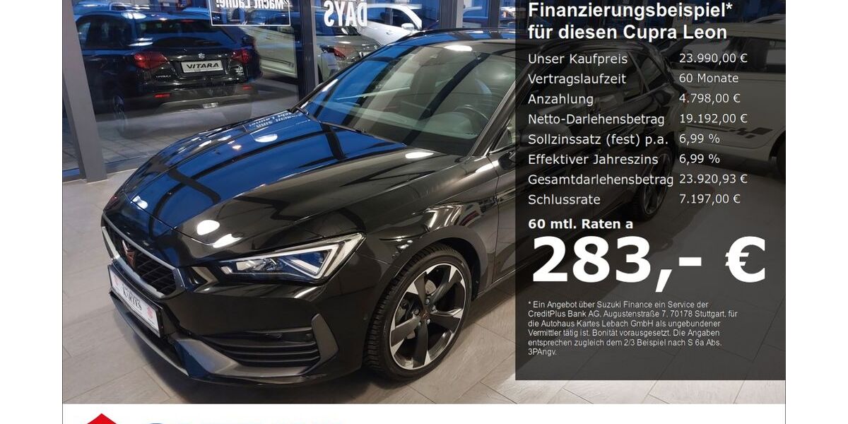 Cupra Leon 36.798 km 23.990 &euro; Lebach 66822