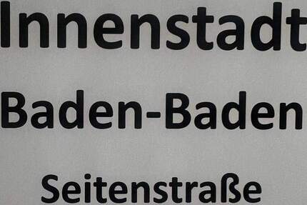 Innenstadt Baden-Baden - Seitenlage zimmer