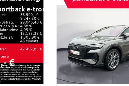 Audi Q4 e-tron 44.401 km 35.920 € Reutlingen 72760