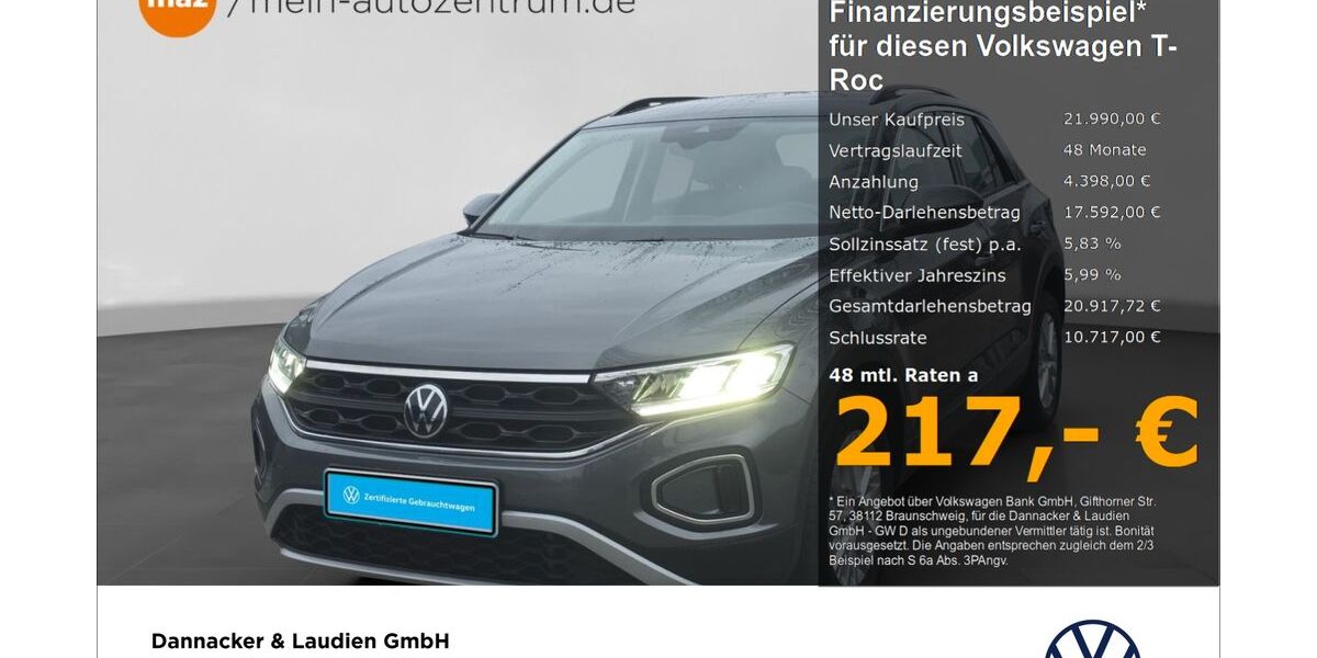 VW T-Roc 85.563 km 21.990 &euro; Lüneburg 21337