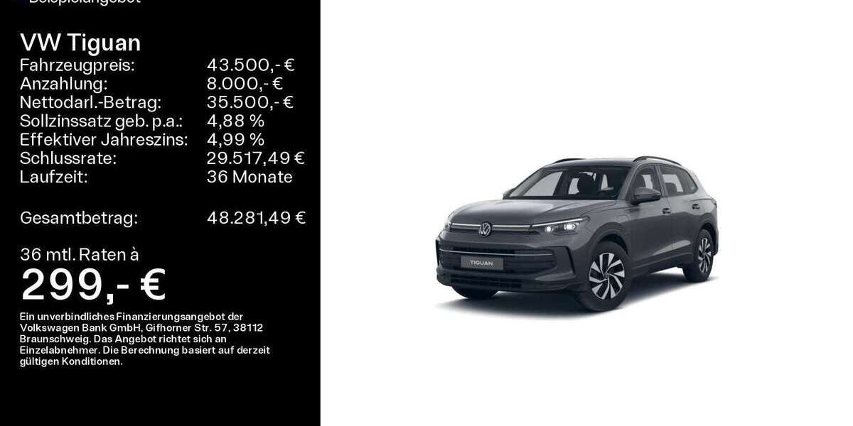 VW Tiguan 7.900 km 43.500 &euro; Buedingen 63654