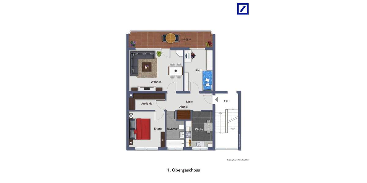Etagenwohnung Rheda-Wiedenbrück Wiedenbrück - 3 Zimmer, 78 m&sup2;, 200.000&euro; | Angebot:25050924
