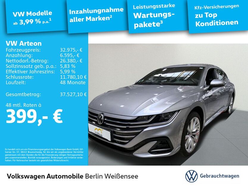 VW Arteon 66.456 km 32.975 € Berlin 13088