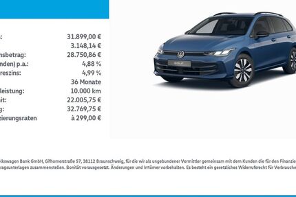 VW Golf 10.223 km 31.489 &euro; Nordhausen 99734