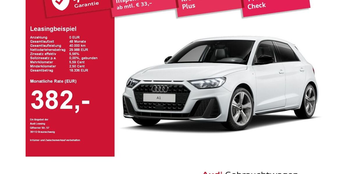 Audi A1 3.000 km 29.964 &euro; Deggendorf 94469