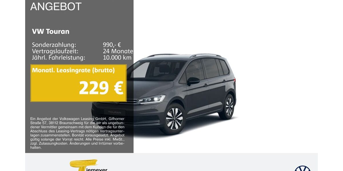 VW Touran 19.396 km 31.970 &euro; Herne 44653