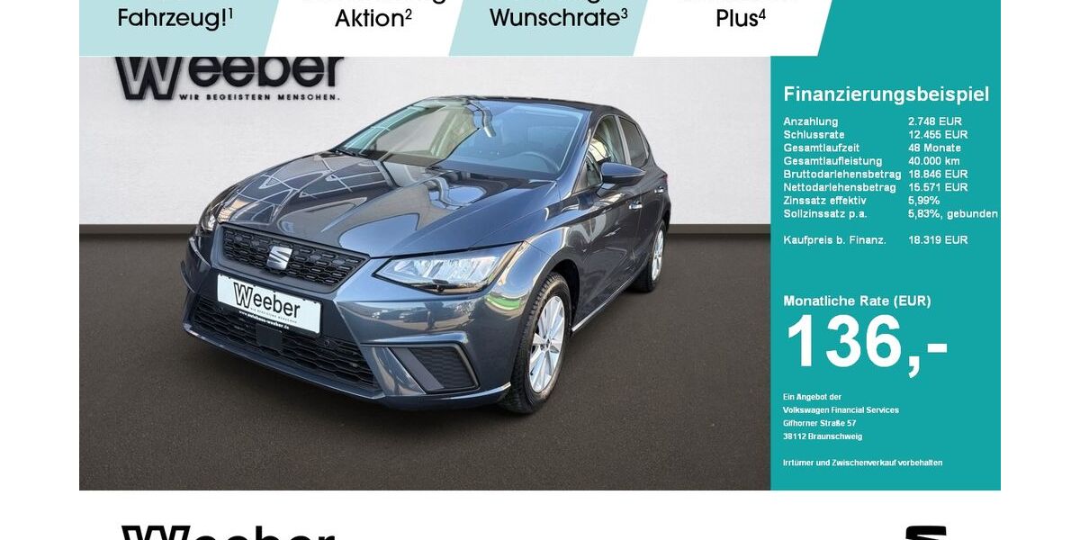 Seat Ibiza 21.069 km 18.319 &euro; Weil der Stadt 71263