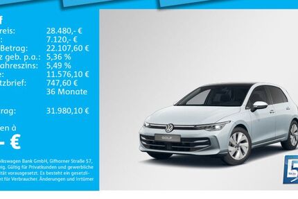 VW Golf 8.326 km 28.480 &euro; München 80687