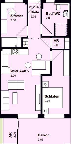 Etagenwohnung Giengen an der Brenz Hohenmemmingen - 3 Zimmer, 77 m&sup2;, 975&euro; | Angebot:26886006