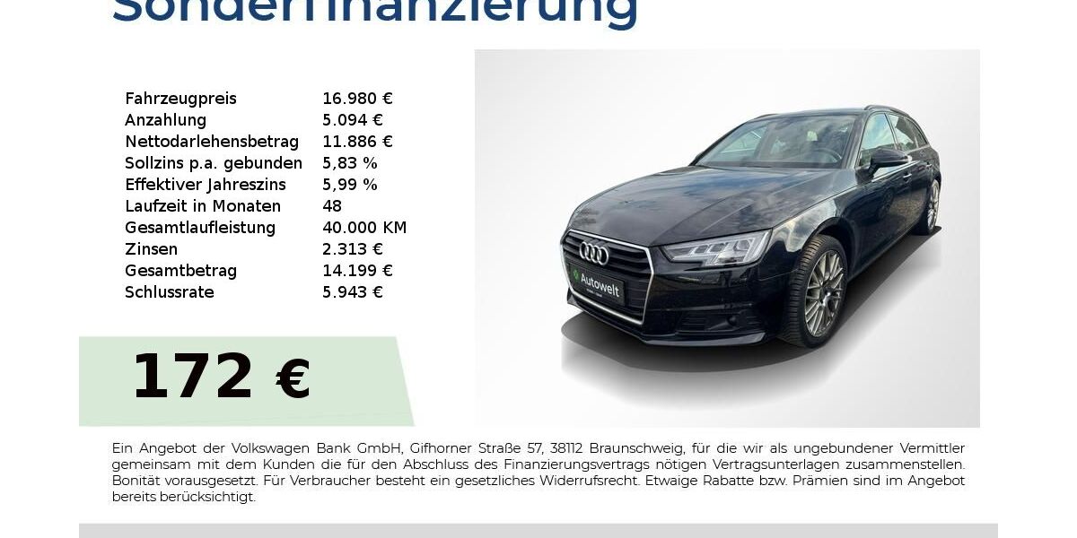 Audi A4 127.250 km 16.980 &euro; Nürnberg 90431