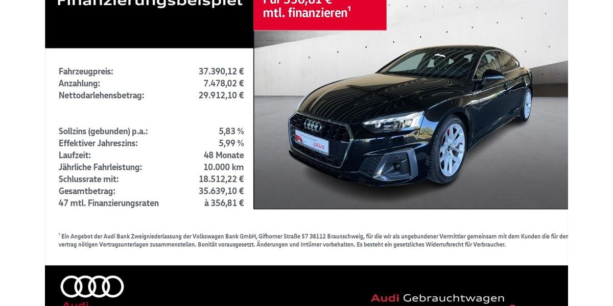Audi A5 21.657 km 37.390 € Rostock 18059