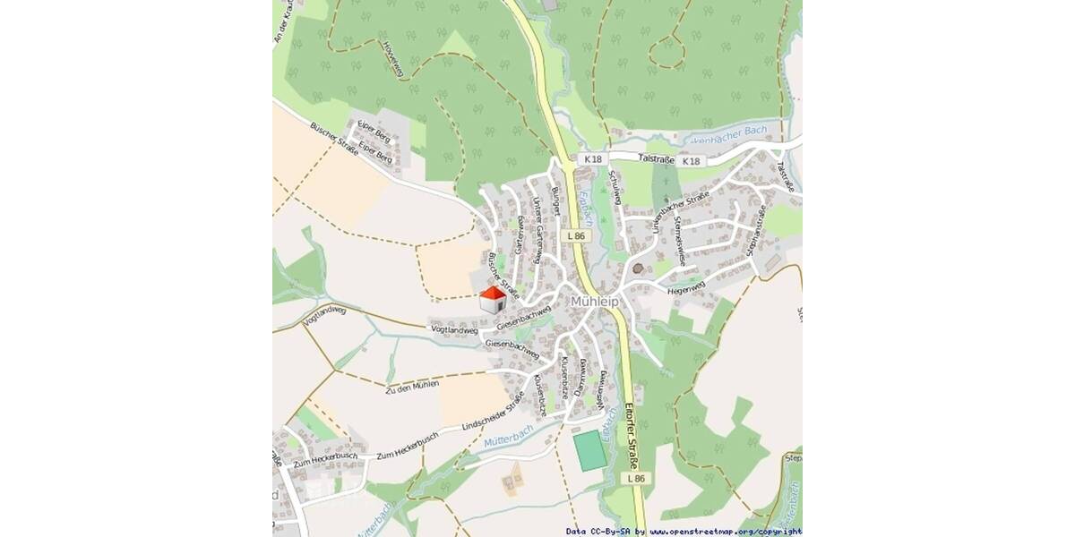 Grundstück Eitorf / Mühleip Mühleip - 119.000&euro; | Angebot:25739495