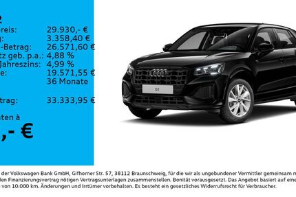 Audi Q2 15.500 km 29.930 &euro; Leipzig 04178
