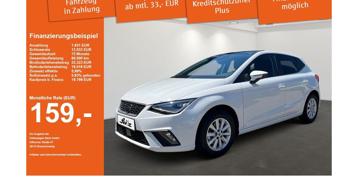 Seat Ibiza 5.755 km 19.799 &euro; Kaufbeuren 87600