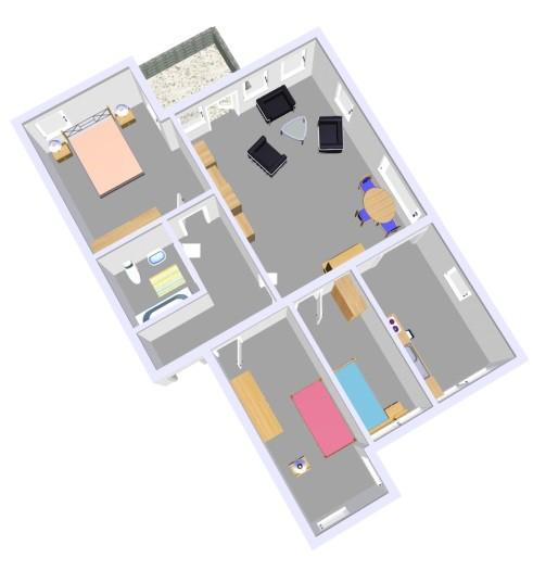 Schöne Wohnung: ansprechende 3-Zimmer-Wohnung mit Ausblick (WBS) erforderlich. 3 zimmer