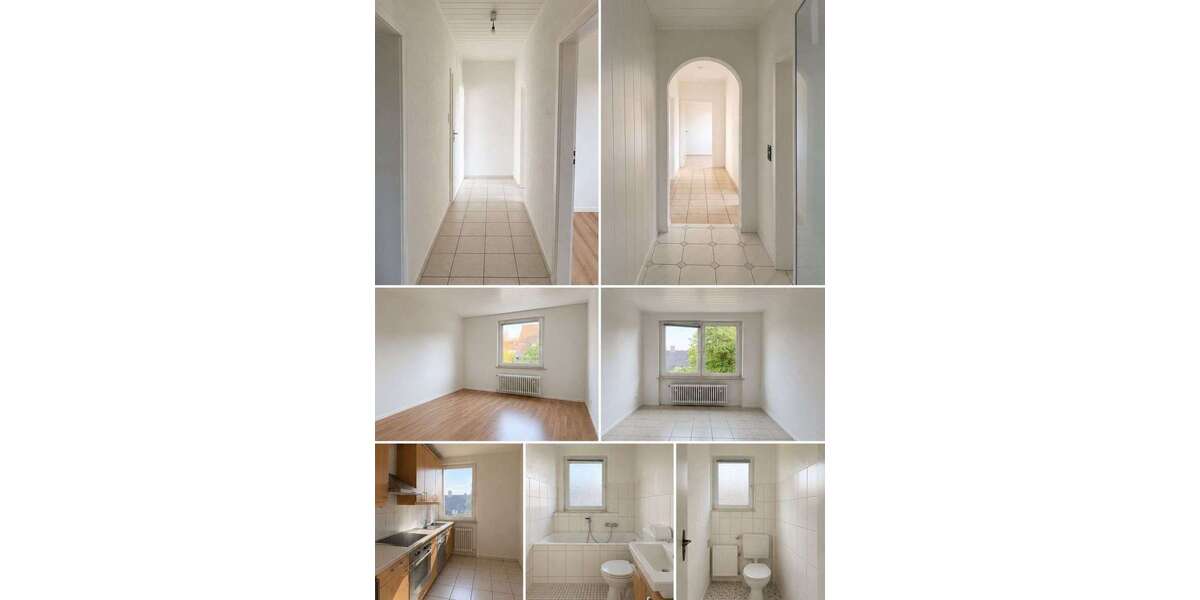 Etagenwohnung Gelsenkirchen Bulmke-Hüllen - 4 Zimmer, 96 m&sup2;, 675&euro; | Angebot:26644413