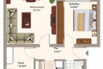 Wohnung Töging am Inn - 3 Zimmer, 68 m&sup2;, 730&euro; | Angebot:25376380