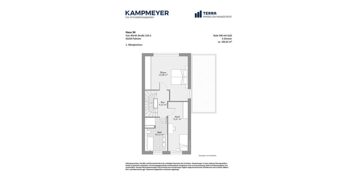 Besichtigung des Musterhauses – jeden Mittwoch 17–18 Uhr und Samstag 14–15 Uhr 5 zimmer
