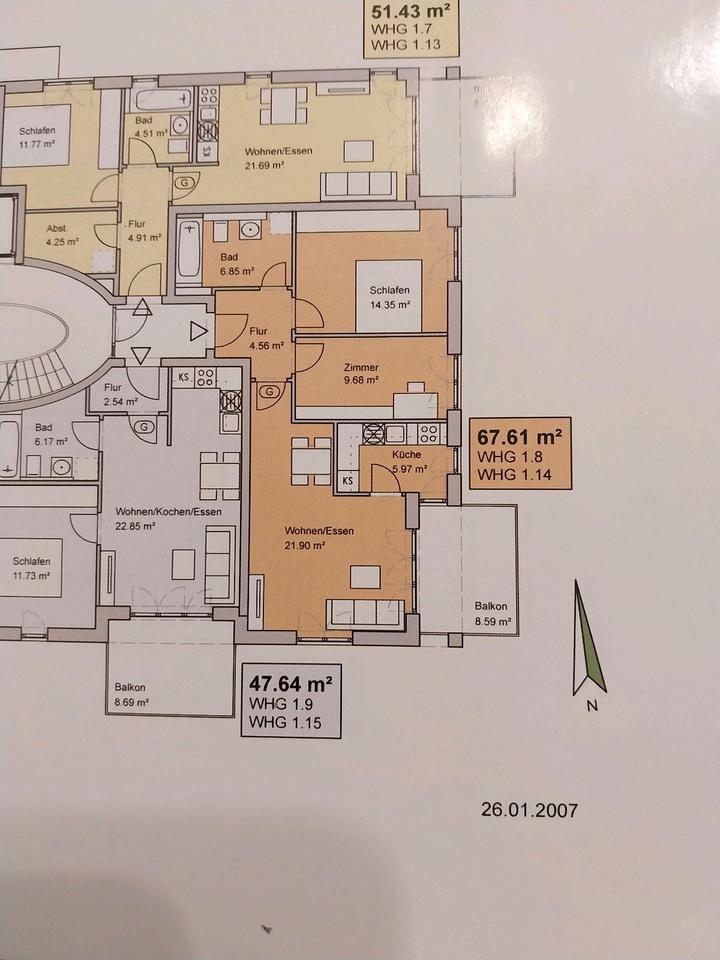 Vollmöblierte 3-Zimmer-Wohnung neben Regensburger Arcaden zimmer