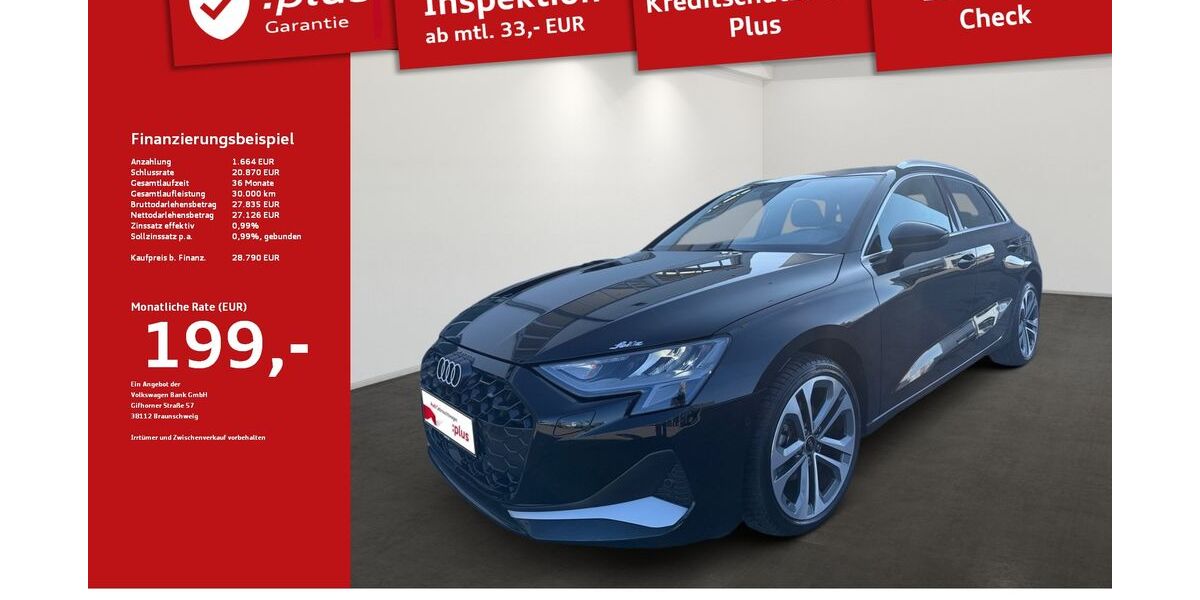 Audi A3 11.150 km 28.790 &euro; Memmingen 87700