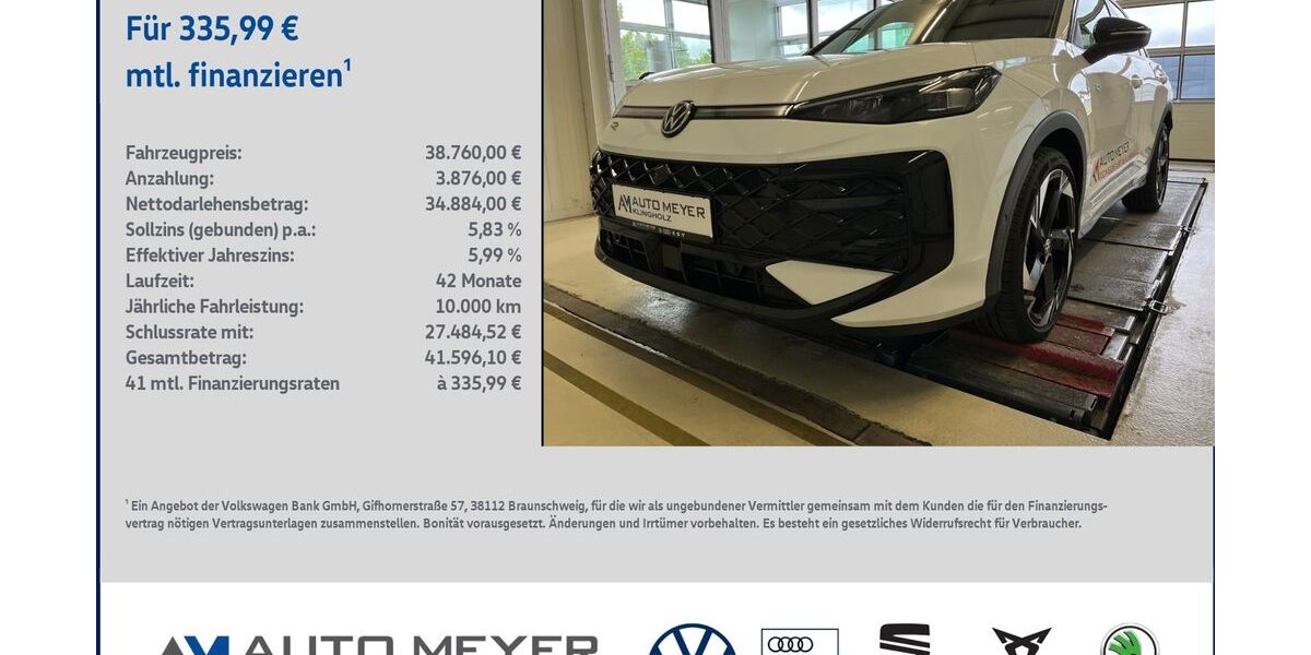 VW T-Roc 4.870 km 38.760 &euro; Reichenberg 97234